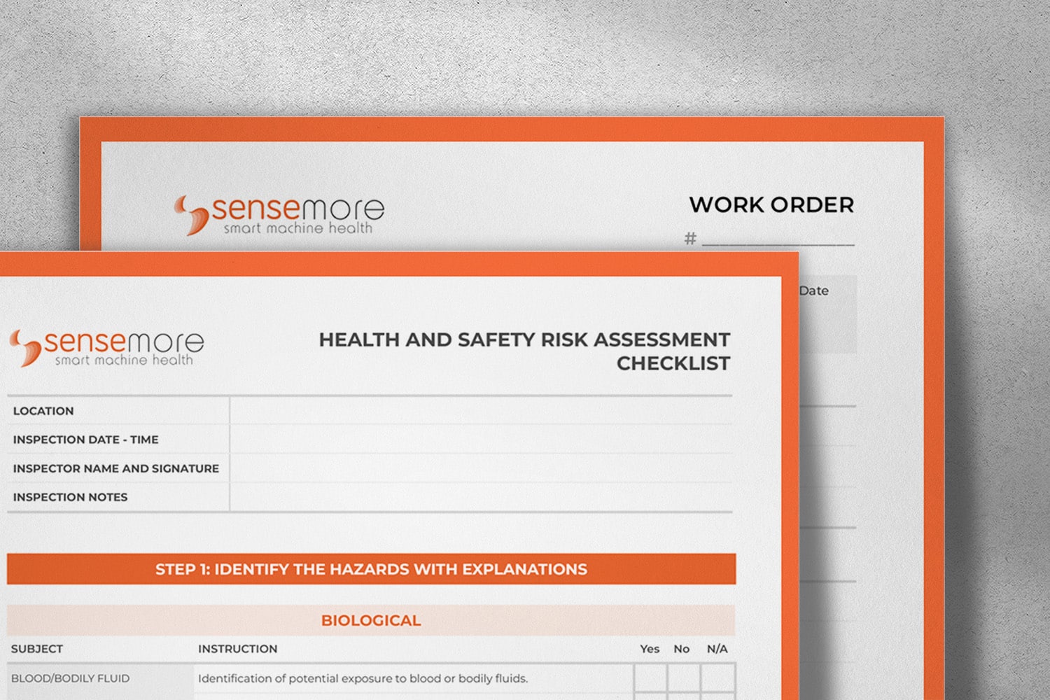 Sensemore Checklist Health and Safety Risk Assessment