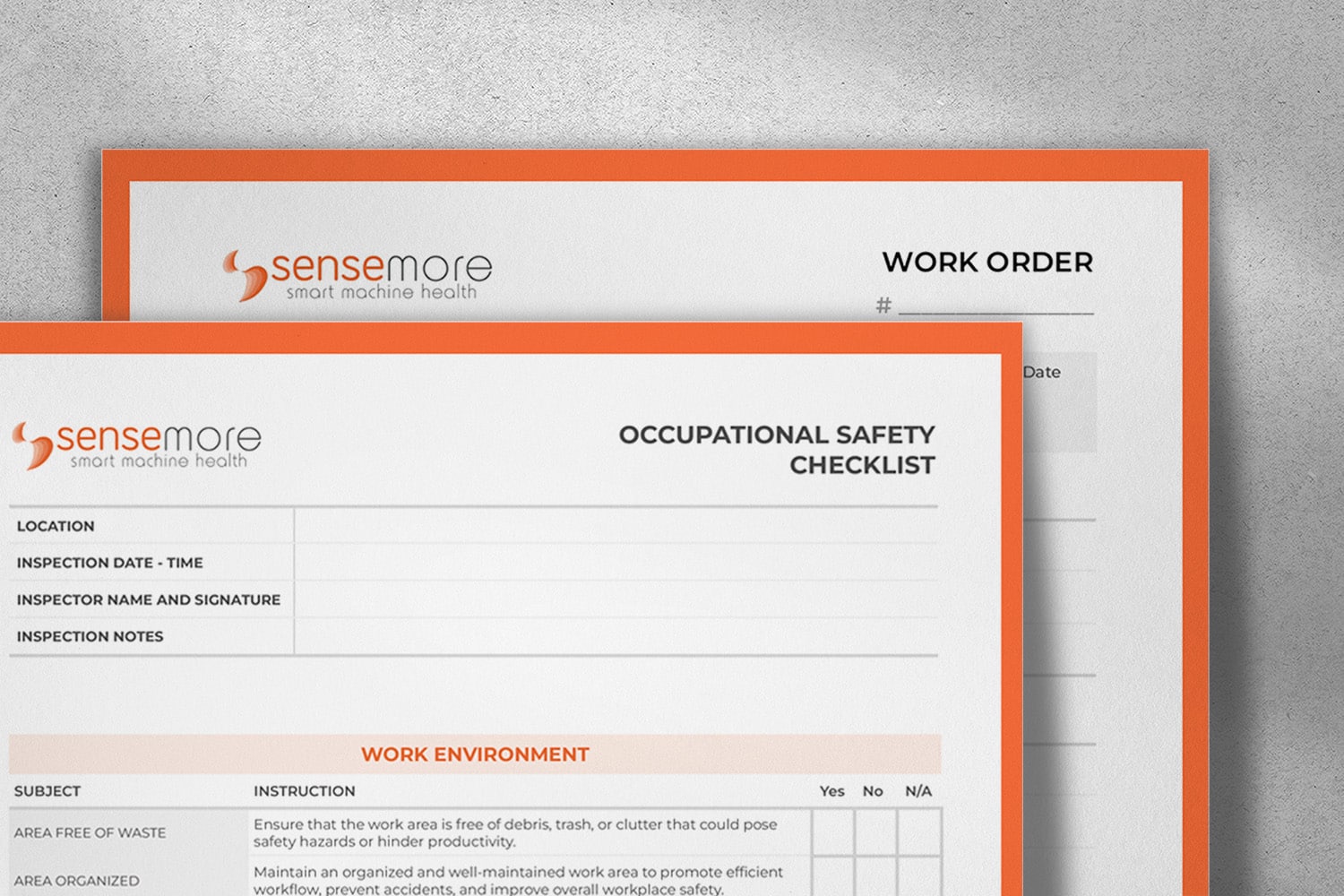 Sensemore Checklist Occupational Safety