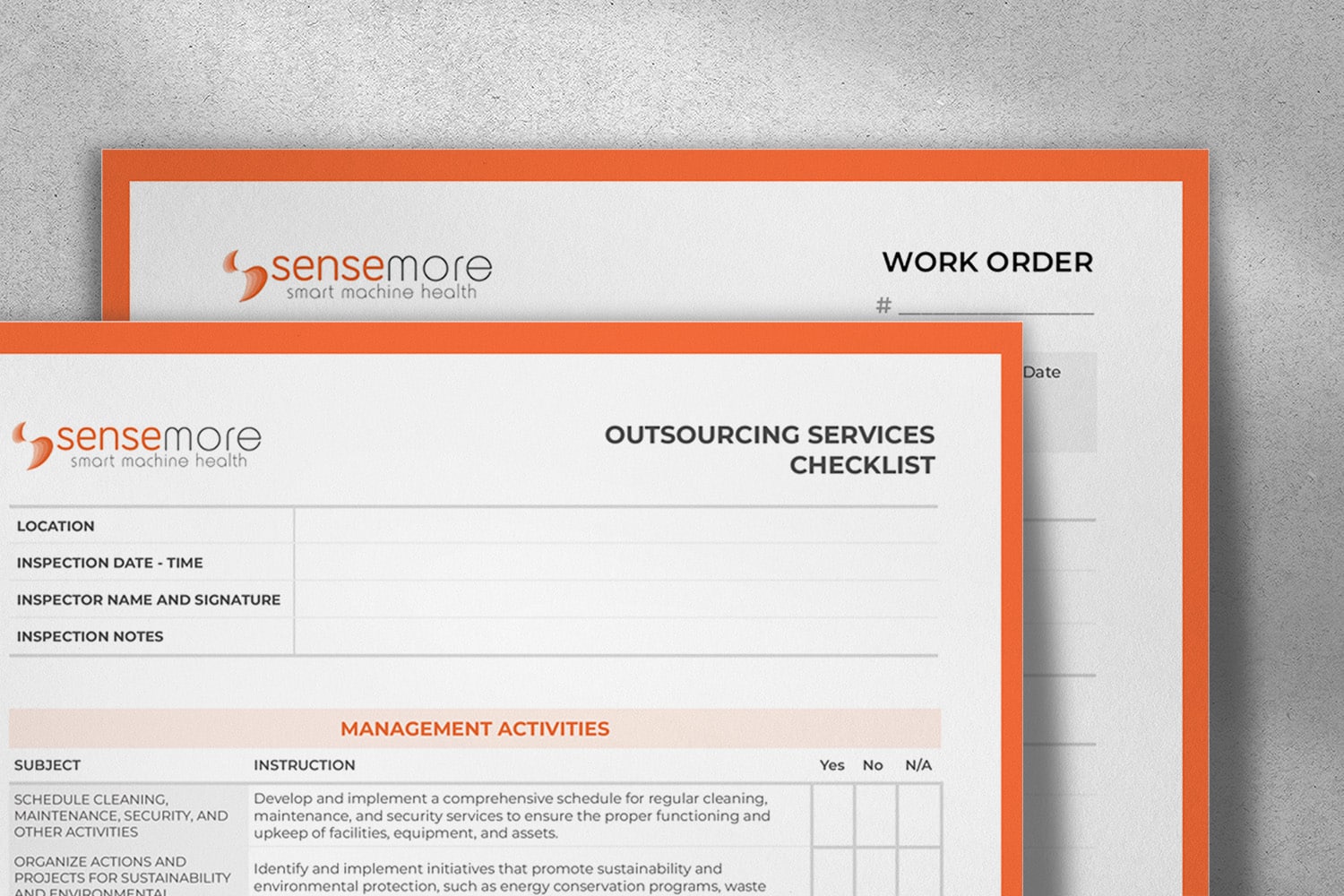 Sensemore Checklist Outsourcing Services