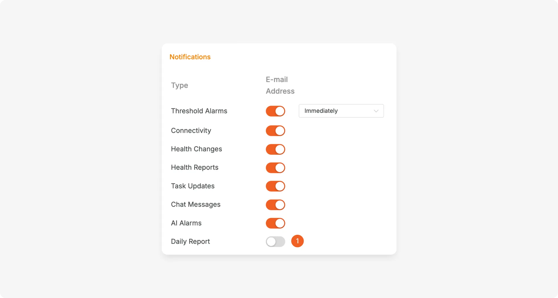 Notification Preferences